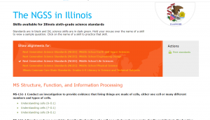 IXL Standards Page